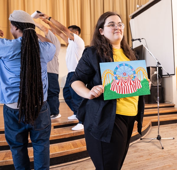 PAC theater at Folsom State Prison - 2025 Jun