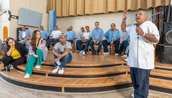 PAC theater at Folsom State Prison - 2025 Jun