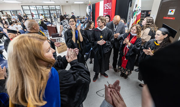 SDSU VISTA BA degree graduation at Centinela State Prison, B yard - 2025 May