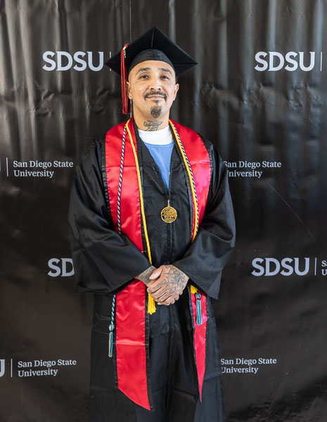 SDSU VISTA BA degree graduation at Centinela State Prison, B yard - 2025 May