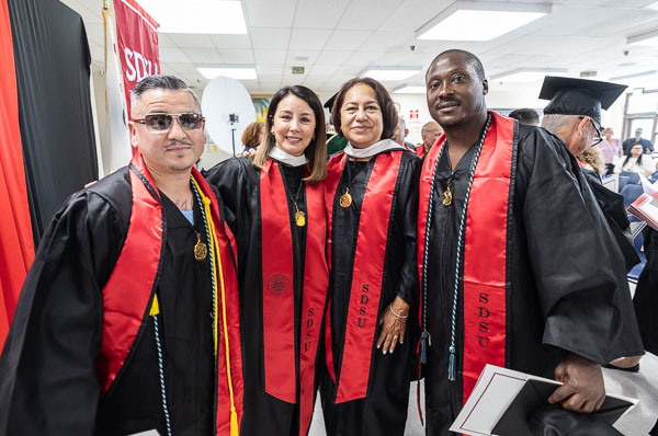 SDSU VISTA BA degree graduation at Centinela State Prison, D yard - 2025 May
