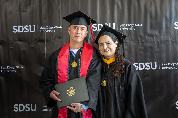 SDSU VISTA BA degree graduation at Centinela State Prison, D yard - 2025 May