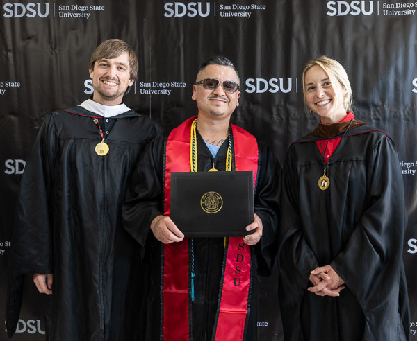 SDSU VISTA BA degree graduation at Centinela State Prison, D yard - 2025 May