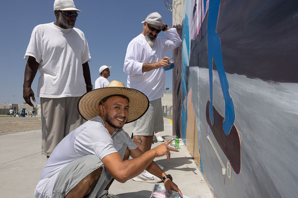 PAC mural at CSP Corcoran - 2024 Aug