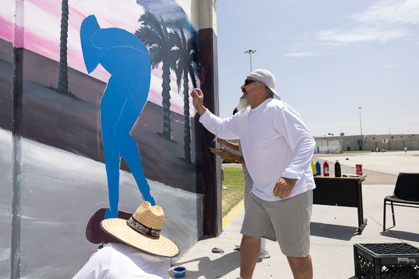 PAC mural at CSP Corcoran - 2024 Aug