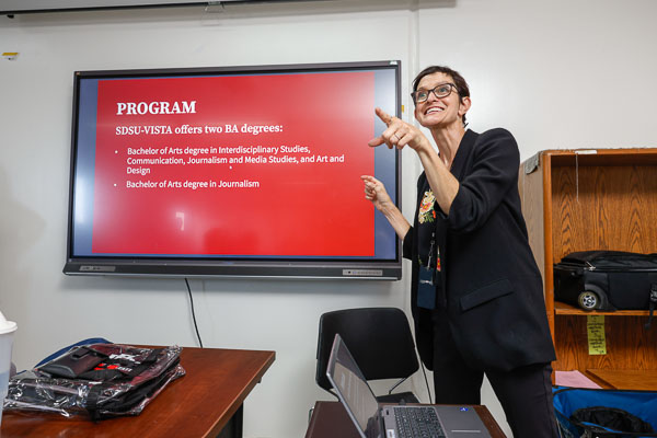 SDSU-VISTA BA degree at Centinela SP (B-yard, Journalism students) - 2024 Aug