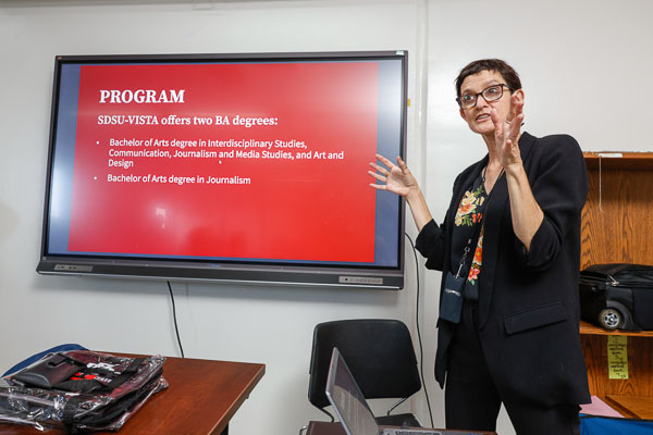 SDSU-VISTA BA degree at Centinela SP (B-yard, Journalism students) - 2024 Aug