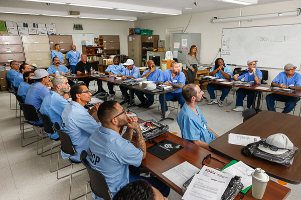 SDSU-VISTA BA degree at Centinela SP (D-yard, Journalism students) - 2024 Aug