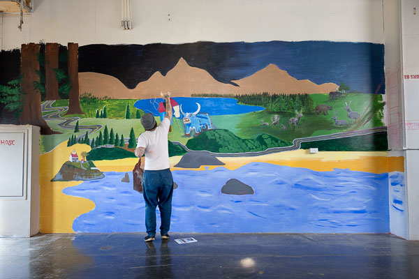 PAC mural at Pelican Bay SP - 2024 Aug