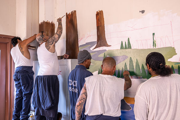 PAC mural at Pelican Bay SP - 2024 July