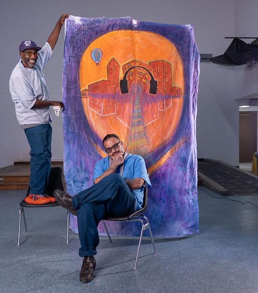 Prison Arts Collective: Photo portrait instruction at CSP-Sac - 2024 Feb.