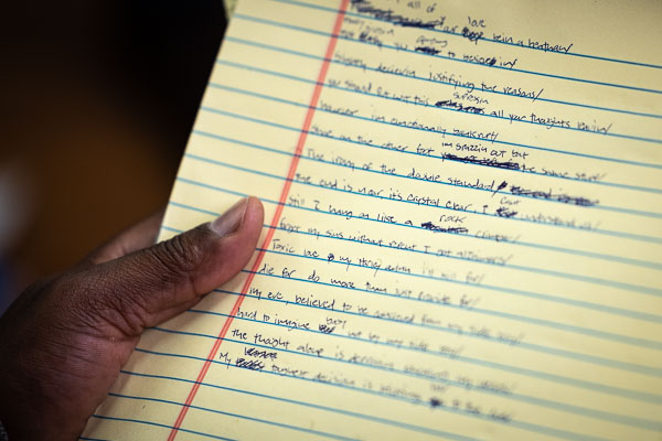 Musicambia: songwriting at San Quentin (day 2) - 2024 Jan.