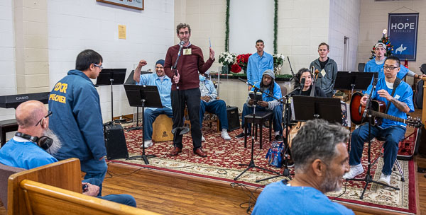 Musicambia: songwriting at San Quentin (day 2) - 2024 Jan.