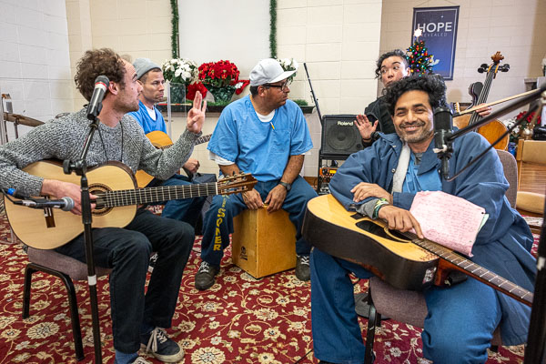 Musicambia: songwriting at San Quentin (day 2) - 2024 Jan.