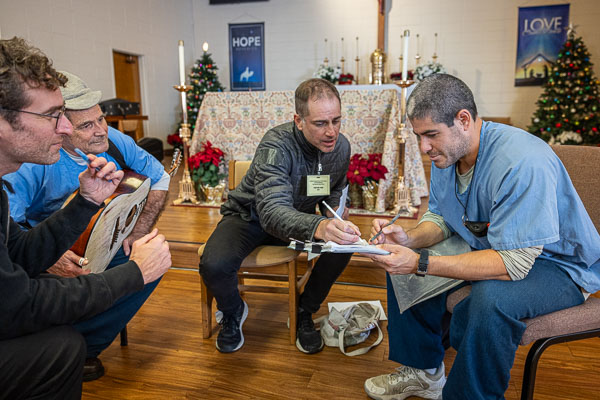 Musicambia: songwriting at San Quentin (day 1) - 2024 Jan.