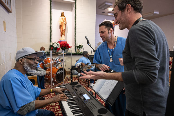 Musicambia: songwriting at San Quentin (day 1) - 2024 Jan.