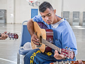 Guitar Class at Corcoran State Prison - 2016 May