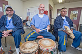 California Traditional Arts: Drumming at Valley State Prison - 2015 Dec.