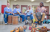 California Traditional Arts: Drumming at Valley State Prison - 2015 Dec.