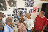William James Association: Collaborative Block Print at San Quentin State Prison - 2008 Sept.