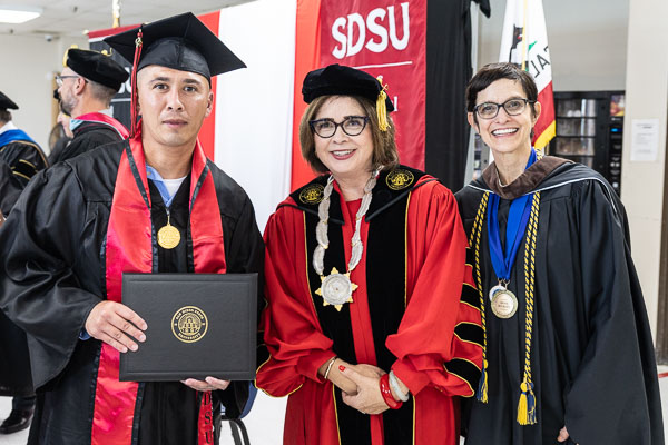 SDSU VISTA BA degree graduation at Centinela State Prison, D yard - 2025 May