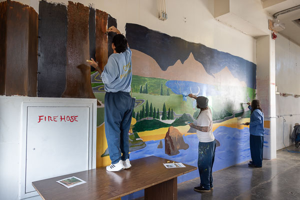 PAC mural at Pelican Bay SP - 2024 Aug