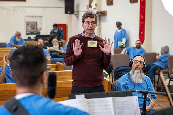 Musicambia: songwriting at San Quentin (day 2) - 2024 Jan.