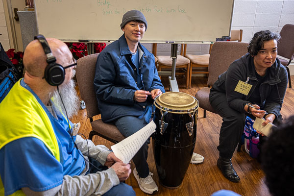 Musicambia: songwriting at San Quentin (day 1) - 2024 Jan.