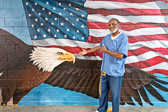 Mural Artists at Valley State Prison - 2017 Feb.
