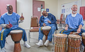 California Traditional Arts: Drumming at Valley State Prison - 2015 Dec.